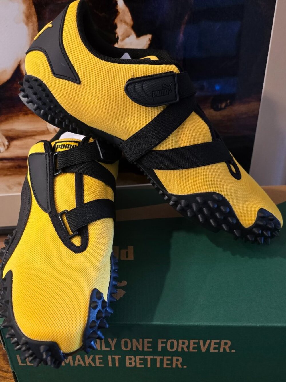 PUMA Mostro OG Prime BRUCE LEE Yellow Black Sneakers 403206-15 Men's Sz 11 NEW